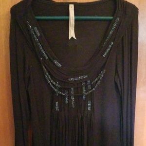 Black sparkley shirt